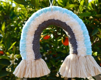 Rainbow Macrame Wall Hanging