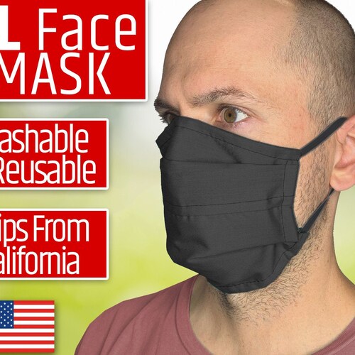 Extra Large Face Mask 1 Day Delivery Available XL Mens Face Etsy