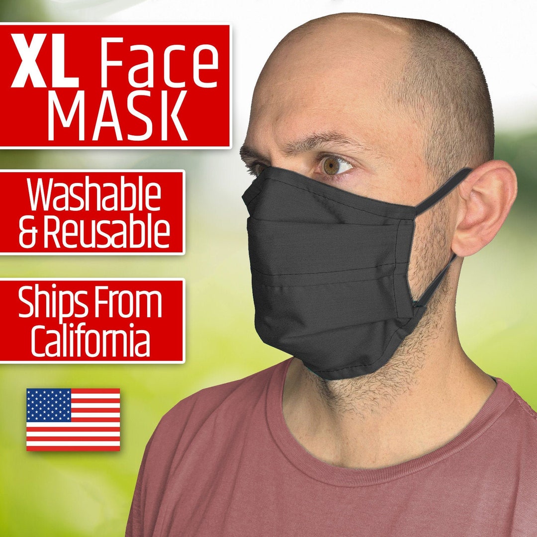 XL Face Mask, 1 Day Delivery Upgrade Available Extra Large Face Mask is