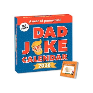 Pappaskämtkalender 2026 - Dagliga pappaskämt som får pappa att skratta året runt! - Dagliga skämt för ett helt år av roliga ord!