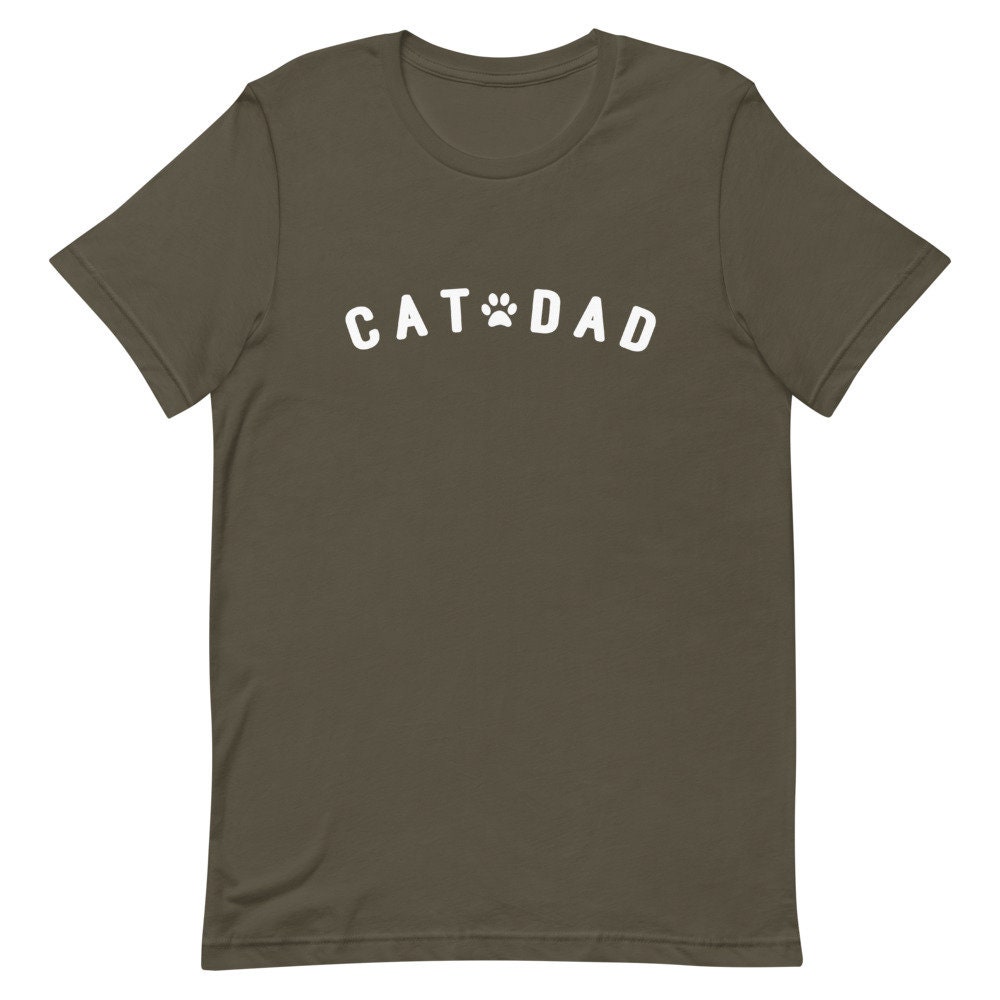 Cat Dad TShirt For Dad's With Cats Show Your Cat Dad Etsy