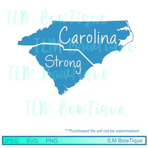Carolina Strong SVG PNG File