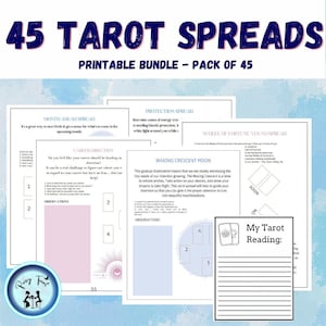 45 ESEMPI DI DIFFUSIONE DEI TAROCCHI Foglio informativo, Guida alla diffusione dei Tarocchi, Foglio informativo sui Tarocchi, Letture dei Tarocchi, Diario dei Tarocchi, Modelli di Tarocchi