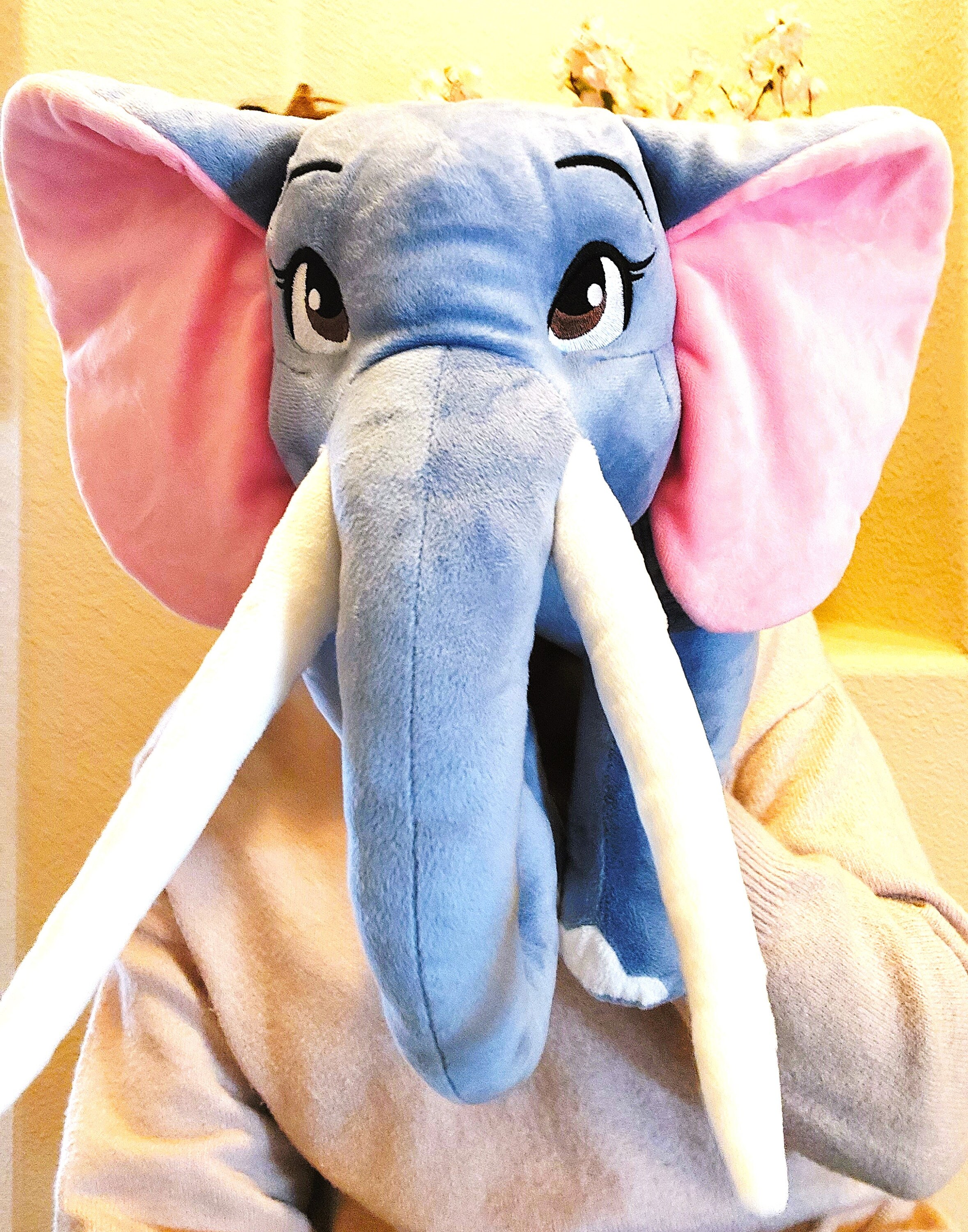 Cuddly Large Soft Plush Elephant Toy 18 Lila Stuffed Safari Elephant ...