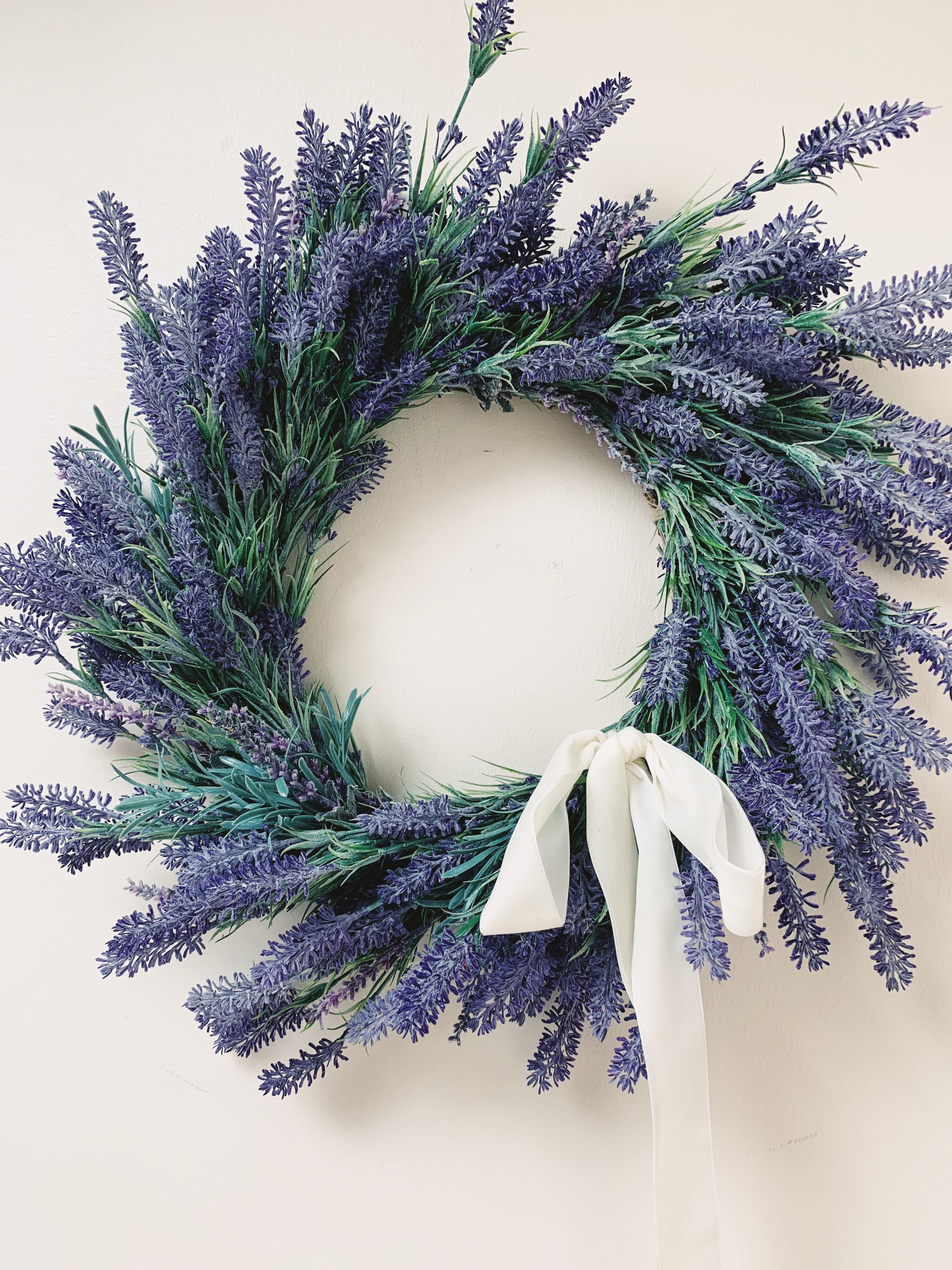 Lavender wreath home decor door decor spring decor summer | Etsy