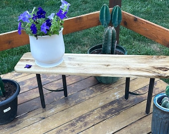 Handmade Hardwood Indoor/Outdoor Bench