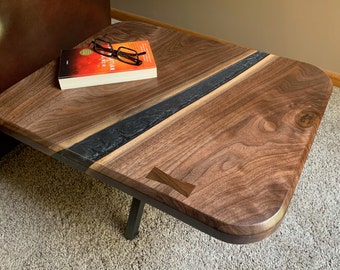 Black Walnut Accent Table