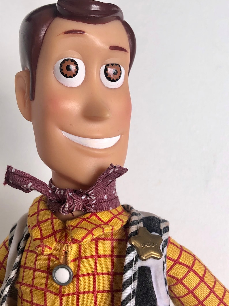 Vintage 1995 Thinkway Toy Story Disney Talking Woody Doll | Etsy