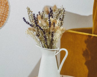 Bouquet of blue lavender flowers