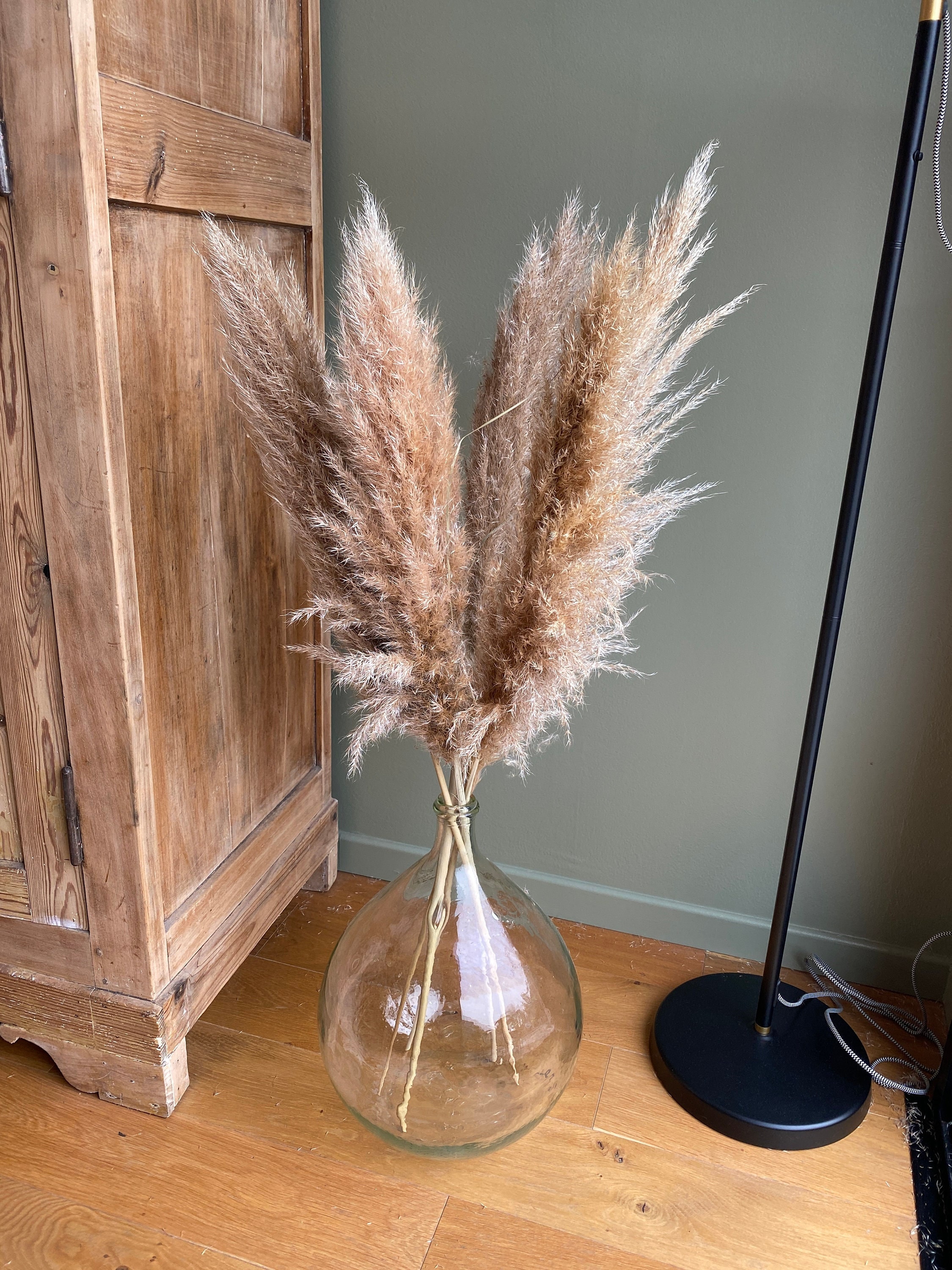 Vase Pour Herbe De La Pampa Fleurs Séchées – Vase Noir, Vase Blanc