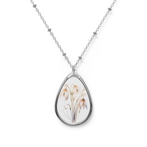 Snowdrop Flower Necklace Birth Month January Gift Birth Flower Birthday Gift Mother&#39;s Day Bridesmaids Gift