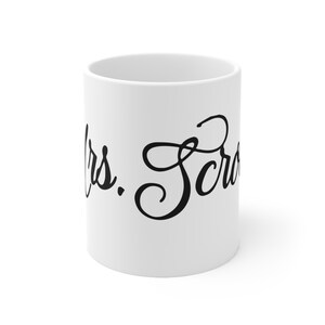 Mrs. Scrooge Christmas Mug