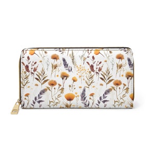 Wildflowers Zipper Wallet