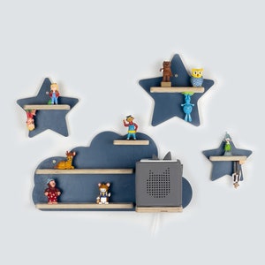 Clouds + Star Set - Tonie shelf for the Toniebox and up to 43 Tonie figures