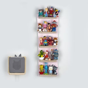 Letter I Tonie shelf for the Toniebox and up to 20 Tonie figures