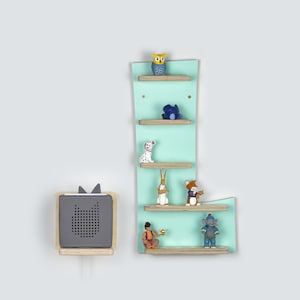 Estante de la letra L Tonie para el Toniebox / hasta 22 figuras de Tonie