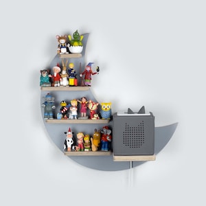Large moon - Tonie shelf for up to 18 Tonie figures