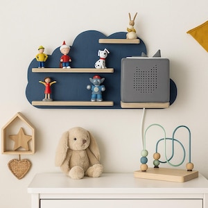 Clouds Tonie shelf for the Toniebox and up to 19 Tonie figures