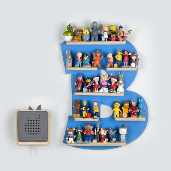 Étagère Tonie Lettre B pour la Toniebox et jusquà 35 figurines