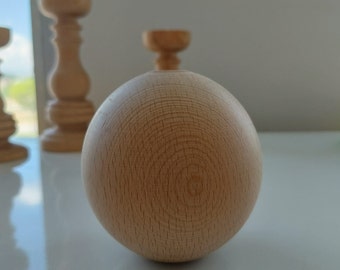 Mid Century Modern Beech Wood 4Pcs of Ball-Shaped Legs - DIY Furniture Parts