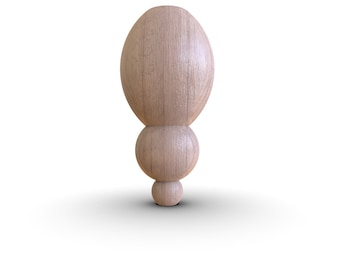 1Pc of 20cm Wooden Furniture Leg | Made of Solid Beech Wood