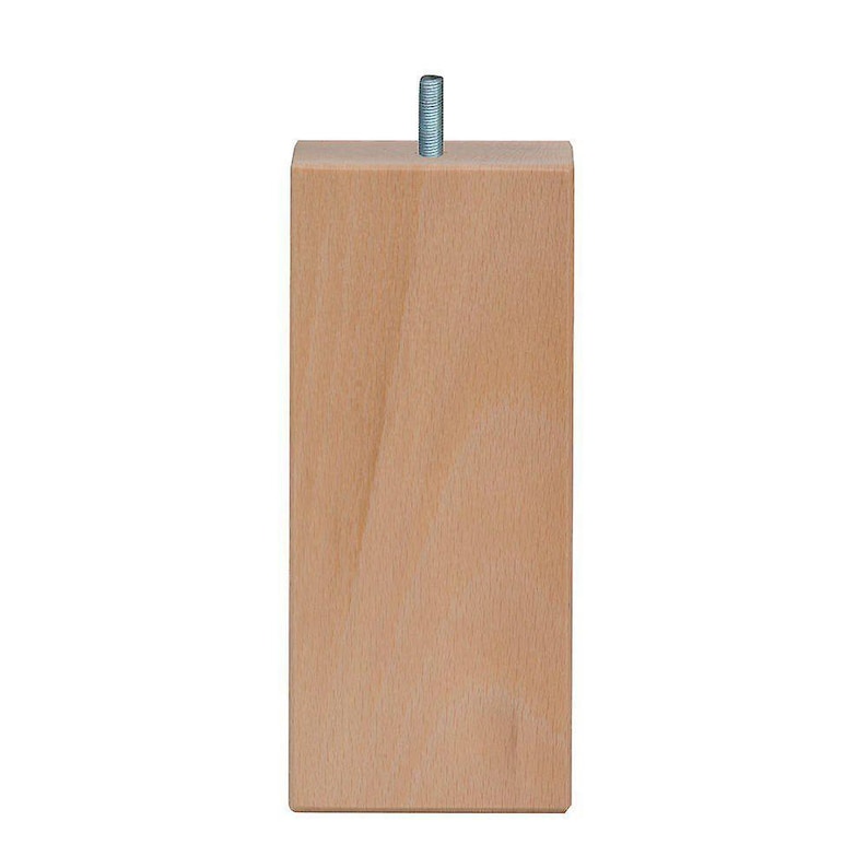 Square Wooden Furniture Legs 4pack Etsy