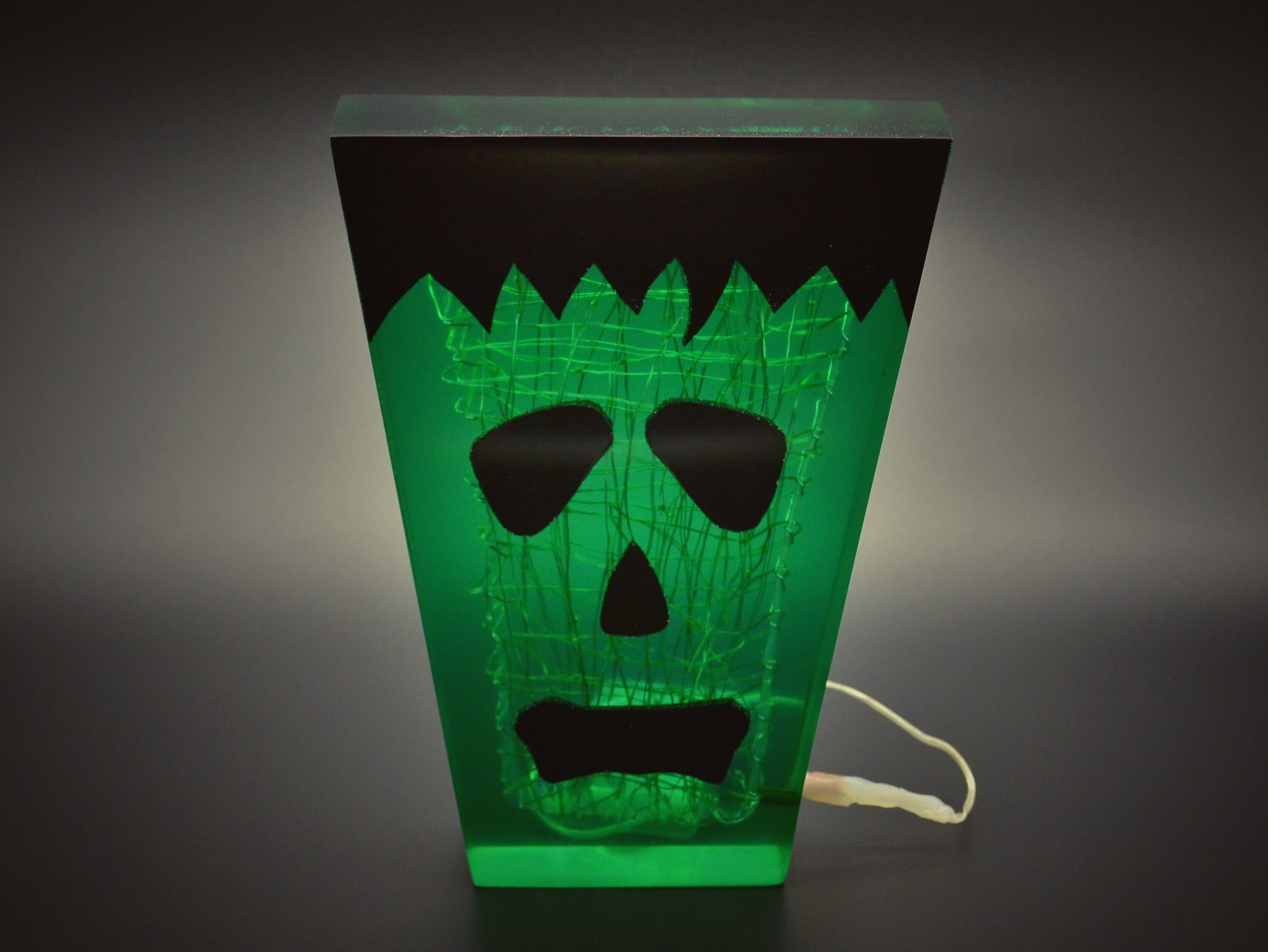 Frankenstein Monster Halloween Epoxy Lamp Etsy