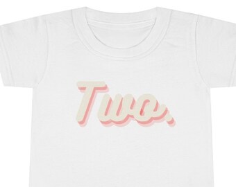 Two Year Old First Birthday Tee T-shirt