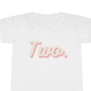 Two Year Old First Birthday Tee T-shirt
