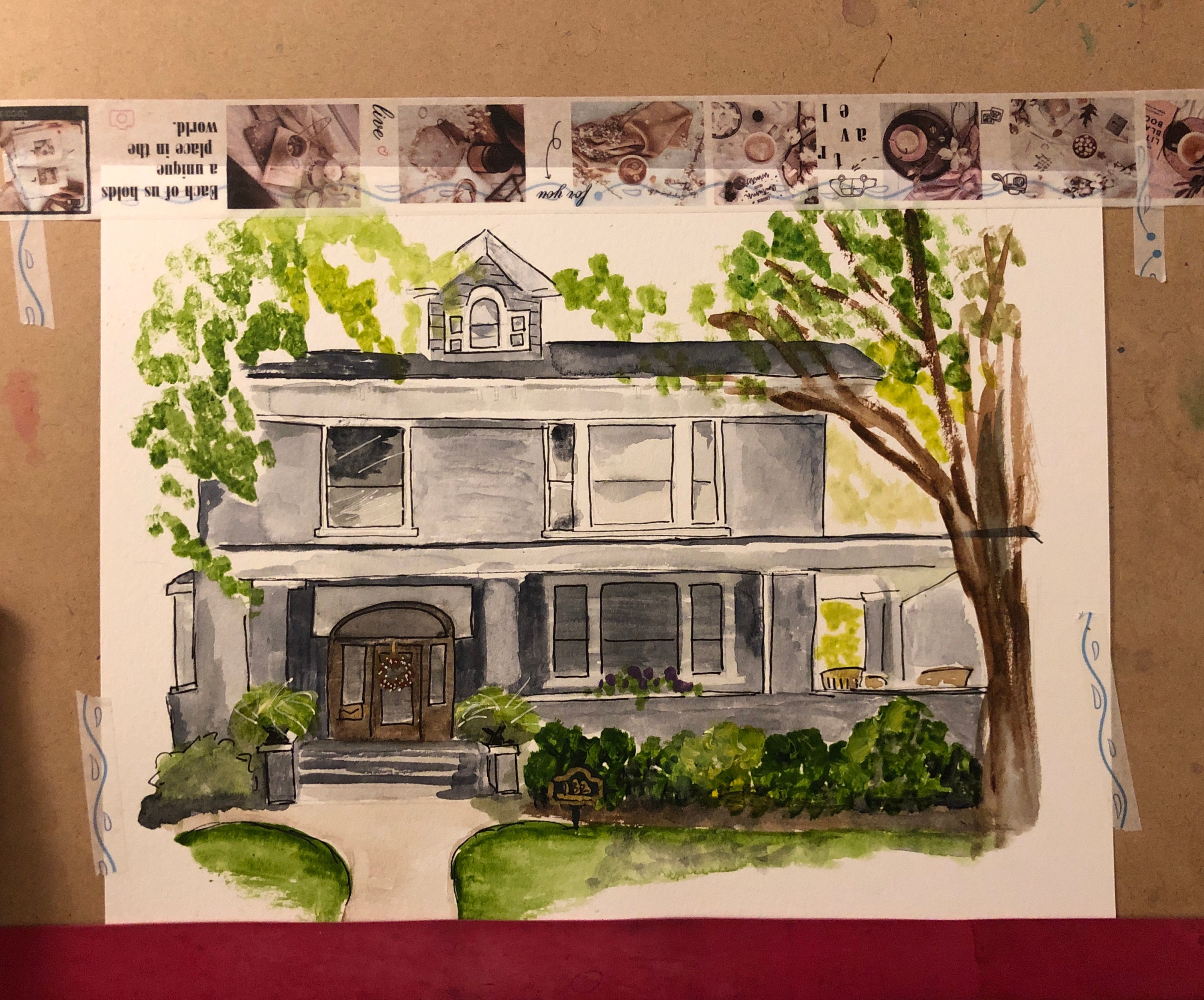 Custom home painting designs