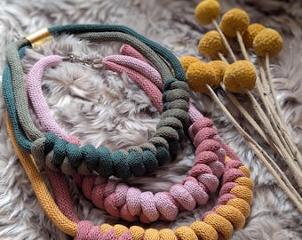 Twist and Shout Necklace | Colourful and lightweight | Handmade in the UK