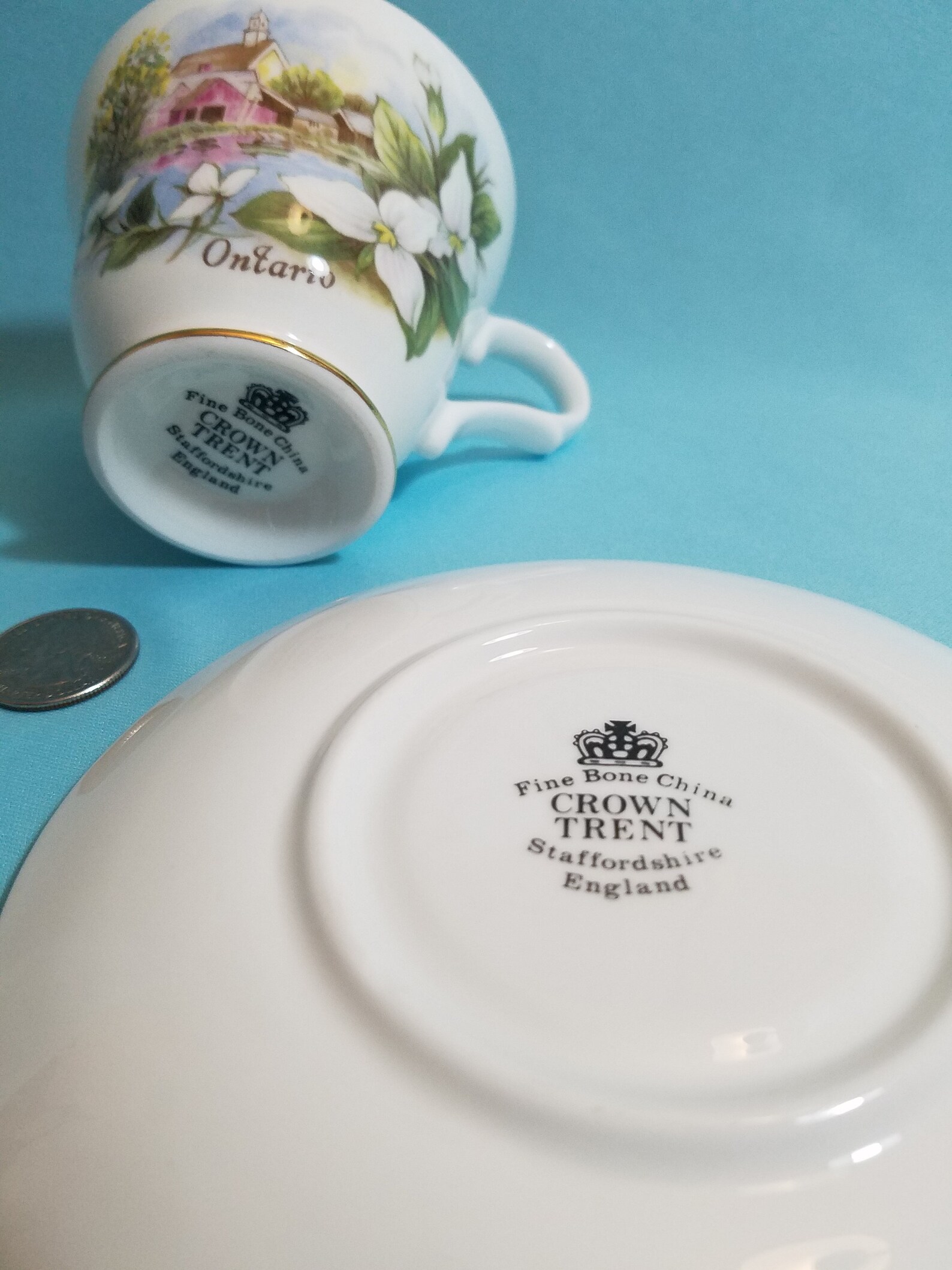 Vintage Crown Trent Fine Bone China Staffordshire England Etsy