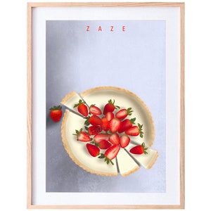 Fruit Poster Kitchen Wall Art Food Poster Dining Room Art Etsy