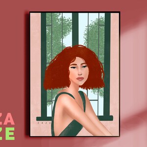 Fashion Illustration Girl Power Art Anime Poster Manga Etsy