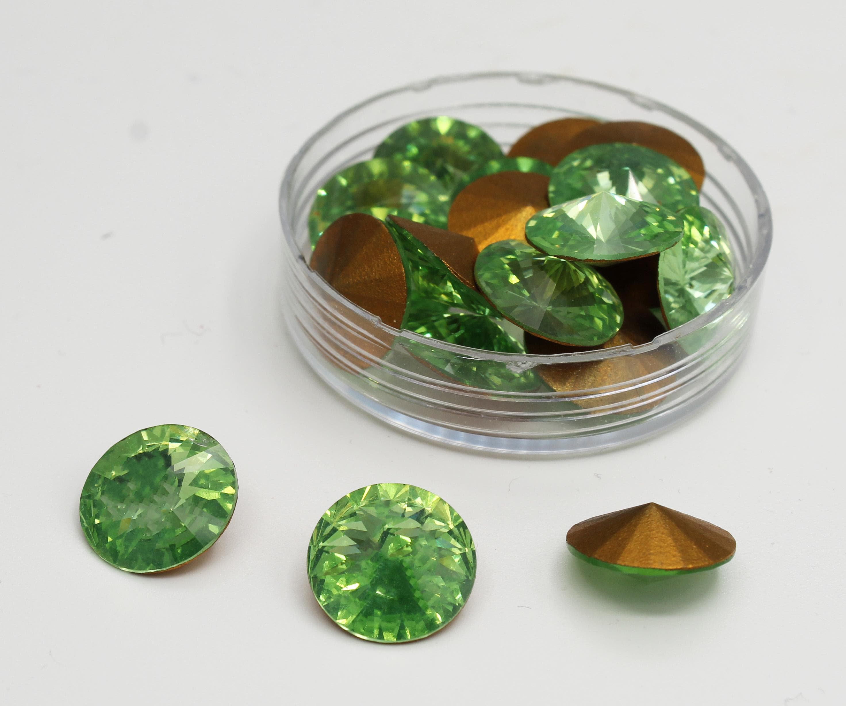Vintage Swarovski Rivoli Peridot - Etsy