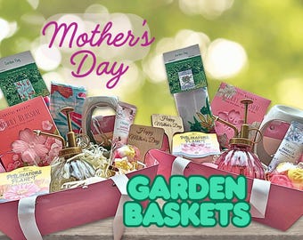 Mother's Day Garden Gift Basket – Flower Lover Relaxation Box