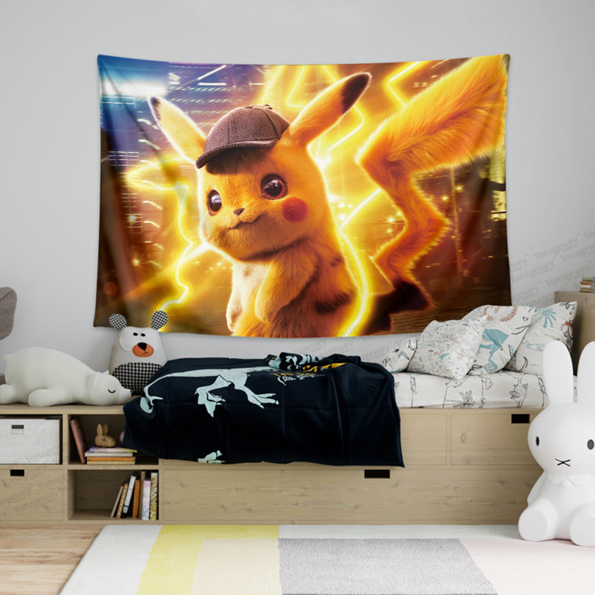 Anime tapestry wall hanging artFunny tapestrycollege Etsy