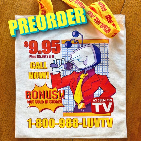 Bolsa de mano Tenna PREORDEN / Deltarune Capítulo 4 Tenna / Bolsa de videojuego independiente / Merchandising personalizado de Deltarune / Envío en enero