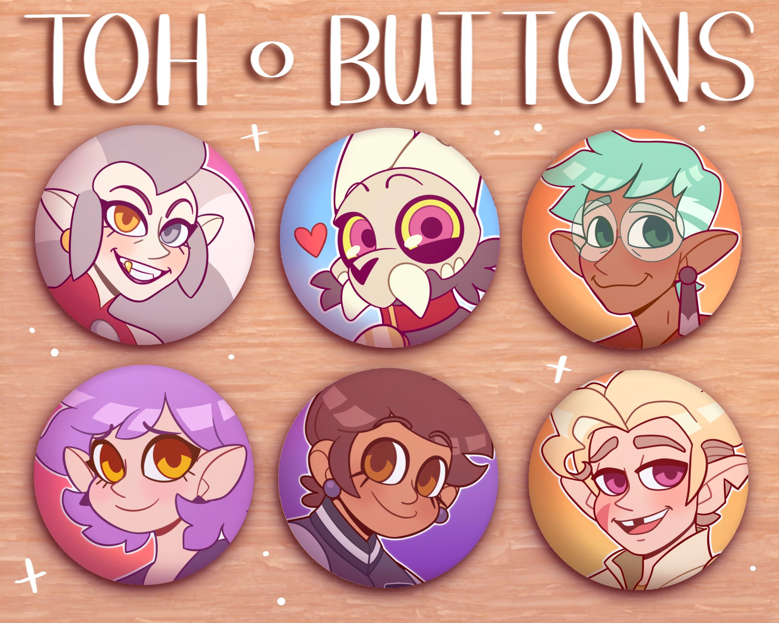 The Owl House Buttons – proserpiiart