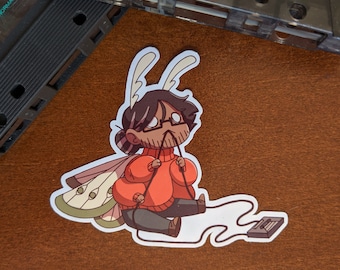The Magnus Archives Inspired Moth Jon Sticker