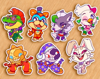 FNAF Security Breach Stickers – Star⭑Salts