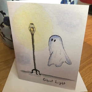 Cartões de felicitações Ghost Light - Conjunto de 4