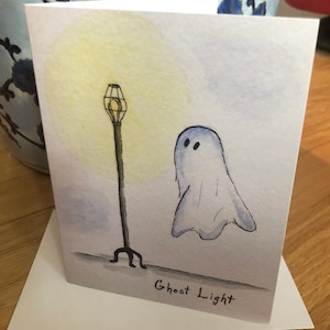 Ghost Light Greeting Cards - Set of 4