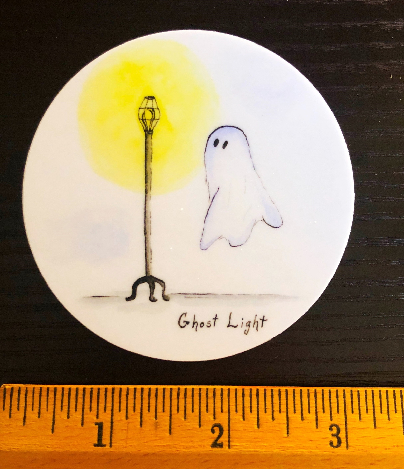 Ghost Light Vinyl Art Sticker - Etsy