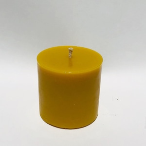 3x3 Pure Beeswax Pillar Candle