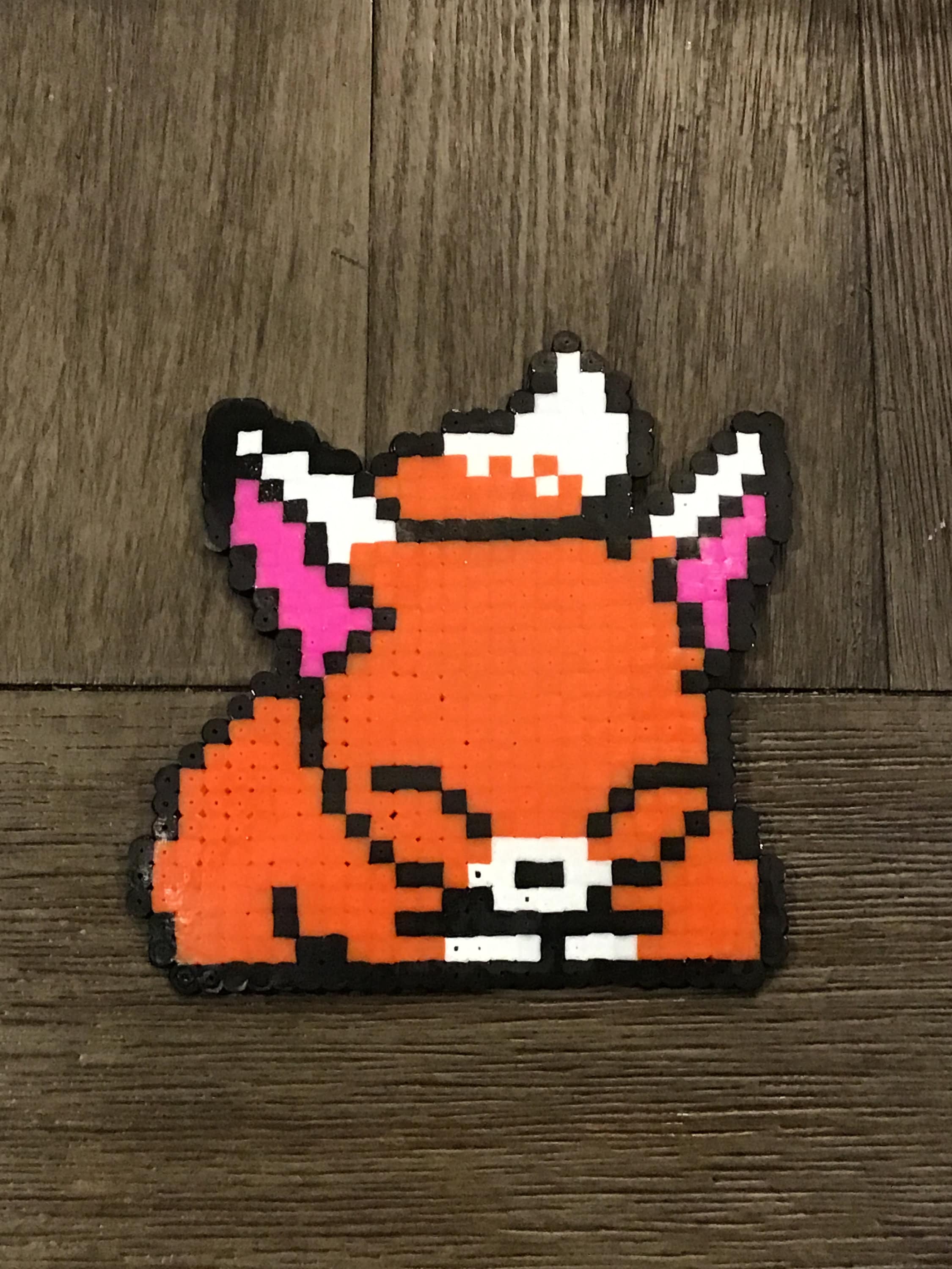 Cute Fox Perler Bead Etsy