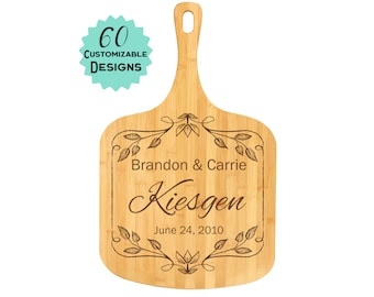 Personalized Bamboo Pizza Paddle/Pizza Board/ Pizza Peel