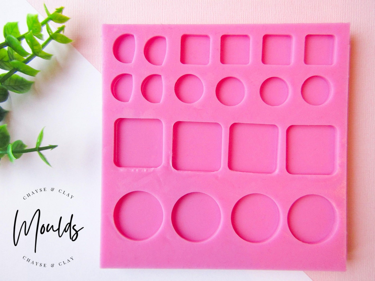 Silicone Resin Mould 10 Stud Earring Mould/Mold Etsy