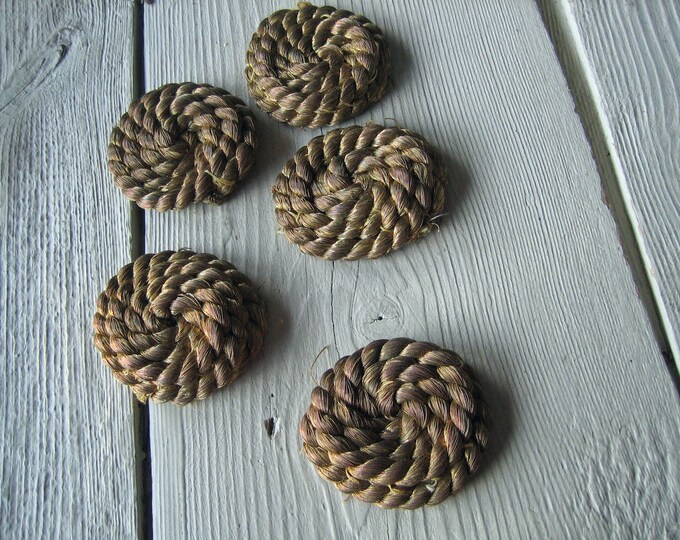 One Antique Metallic Rope Cord Applique (ref: A-3750/3 Box 5) - Etsy