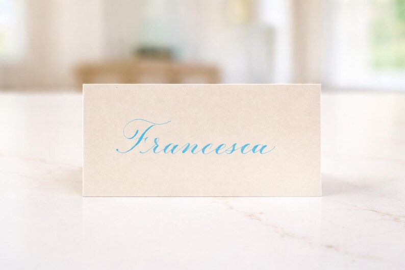 Handwritten Wedding Place Cards | Elegant Script Event Name Settings - Etsy